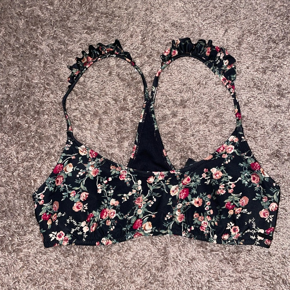 Volcom Ruffle Strap Bikini Top